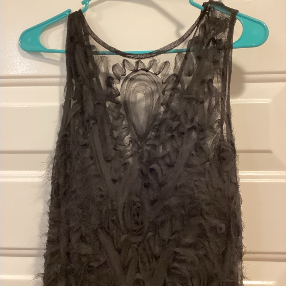 Elegant Black Lace Evening Gown⭐️ - Picture 2 of 11